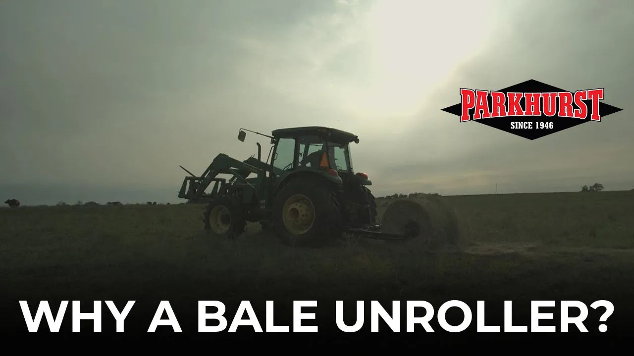 Load video: A video about the benefits of unrolling hay for livestock.